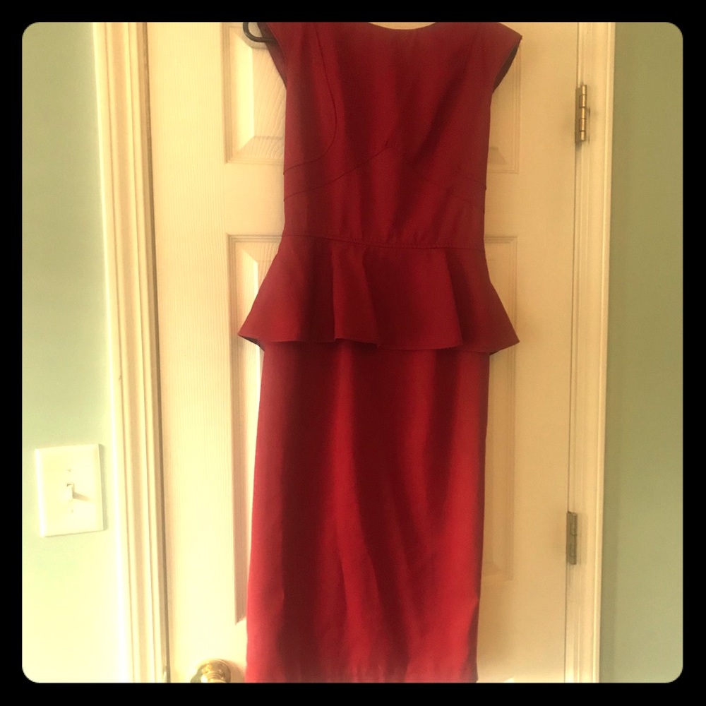 Vintage red classic dress